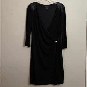 Black Low-Cut Cocktail Dress